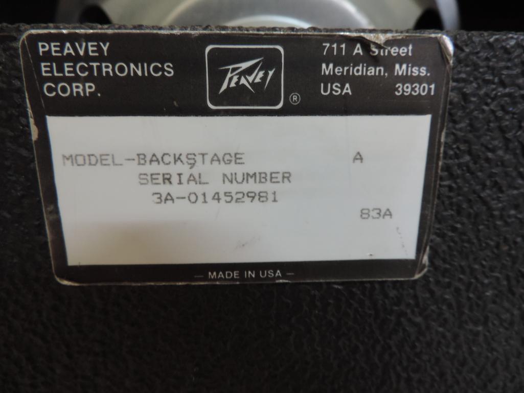 Peavey Model A backstage amplifier.