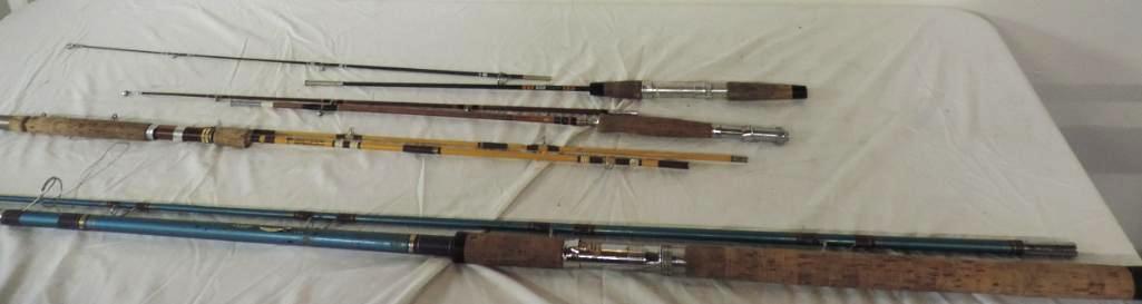 Eagle Claw Trailmaster 6' 9" spin fly combo (model MBTMU), Roddy 2 piece ocean rod and more lot.