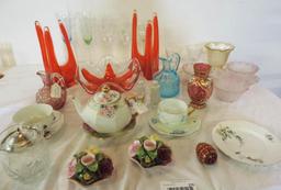 Huge lot of vintage glassware.