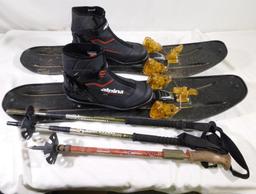 Backcountry skis and boots