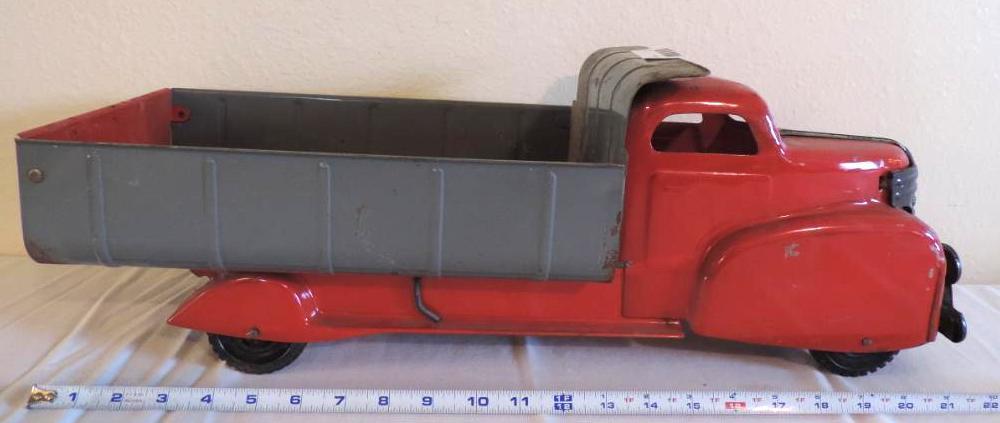 Lumar antique toy dump truck.