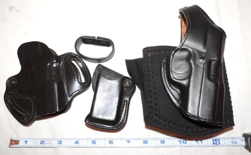 De Santis leather arm band holster and more.