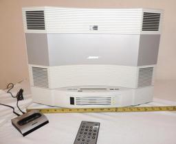 Bose acoustic wave music system with ipod dock. (tested operable).