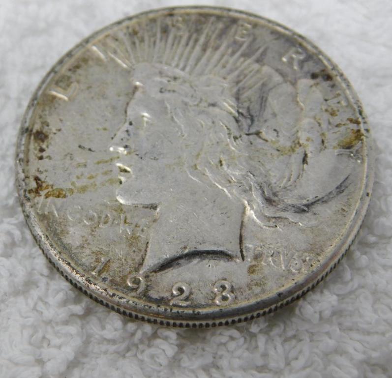 1923 US Peace Silver Dollar coin