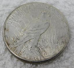 1923 US Peace Silver Dollar coin