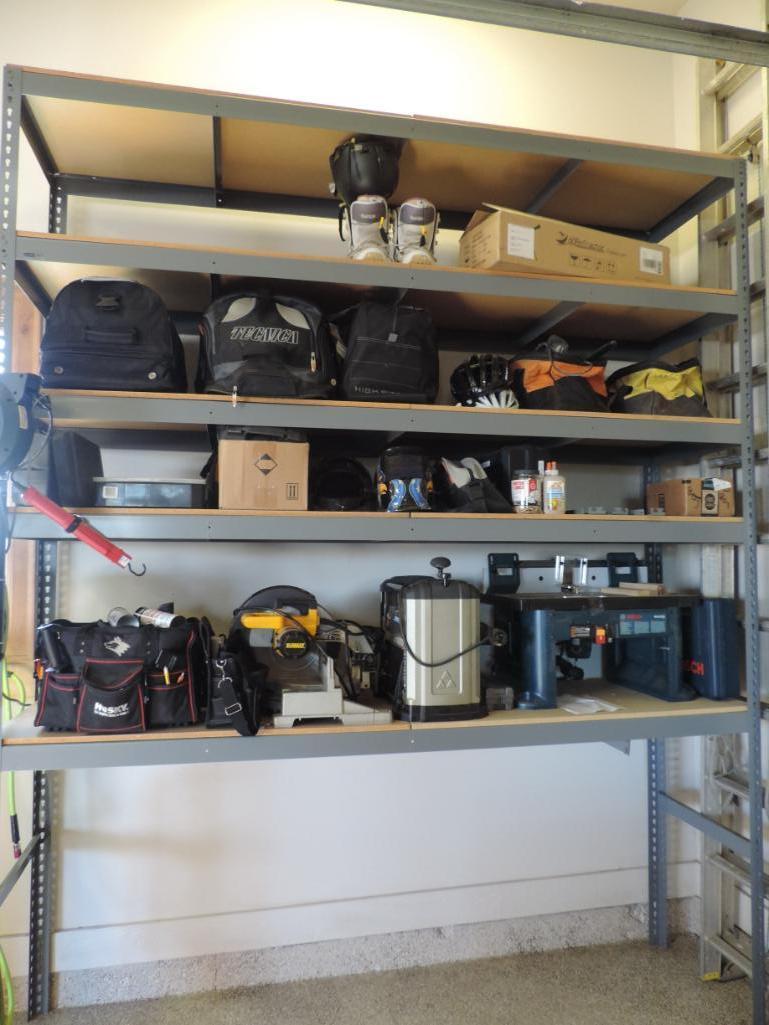 Two U-line 8'x2'x10' commercial shelving units.