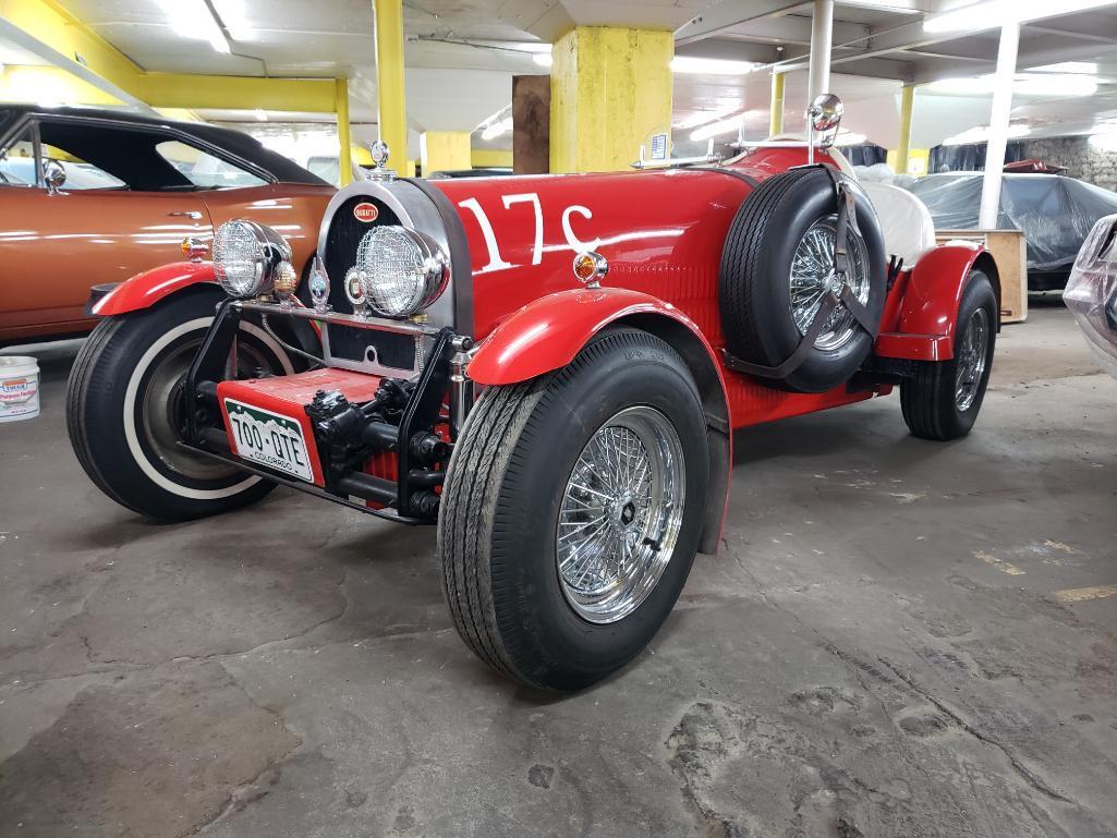 Incredible 1937 Replica Bugatti Boattail Speedster Replica