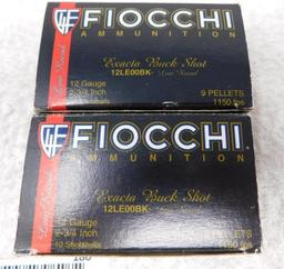 Fiocchi 12 gauge buckshot ammunition