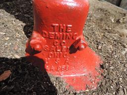 Deming Co antique Cast iron pump.