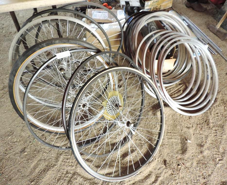 Huge assortment of 26" Bike rims.