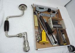 Rigid pipe cutter and tool assortment.