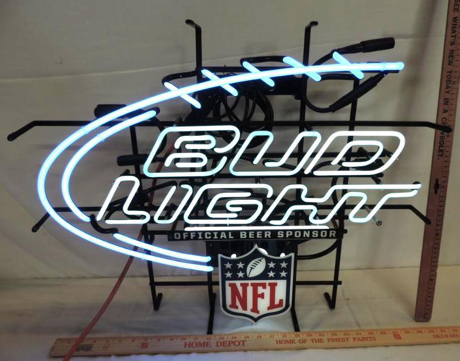 27x23" Bud Light NFL neon sign.