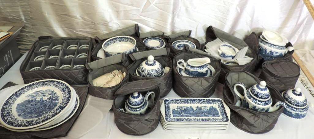 Villeroy & Boch Blue castles china set.