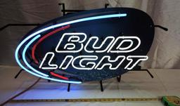 31x19" Bud Light neon sign.