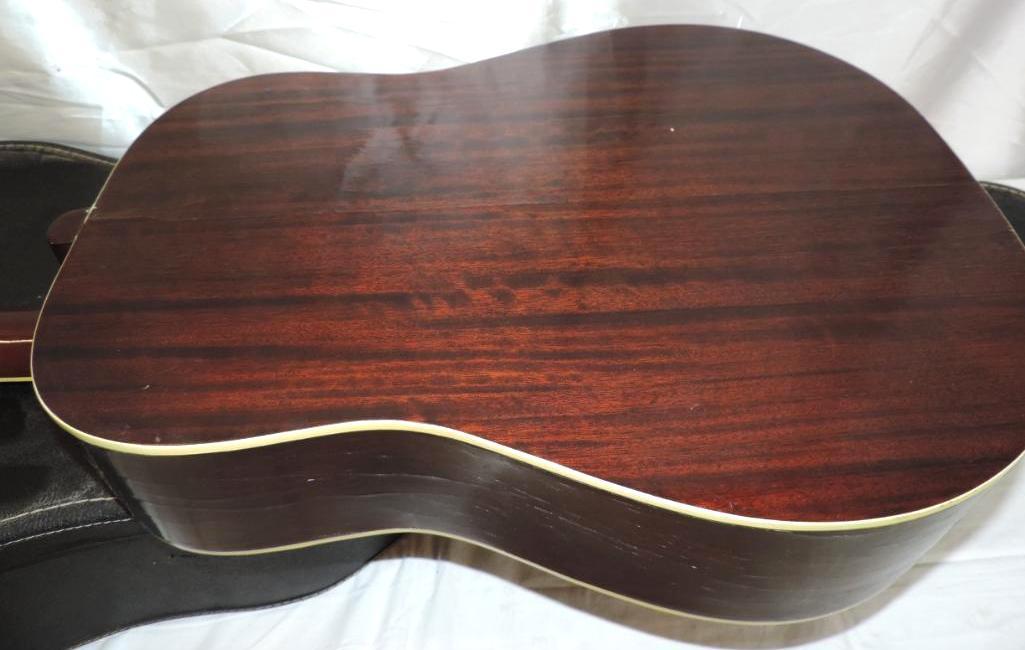 Vintage Kingston guitar with case.