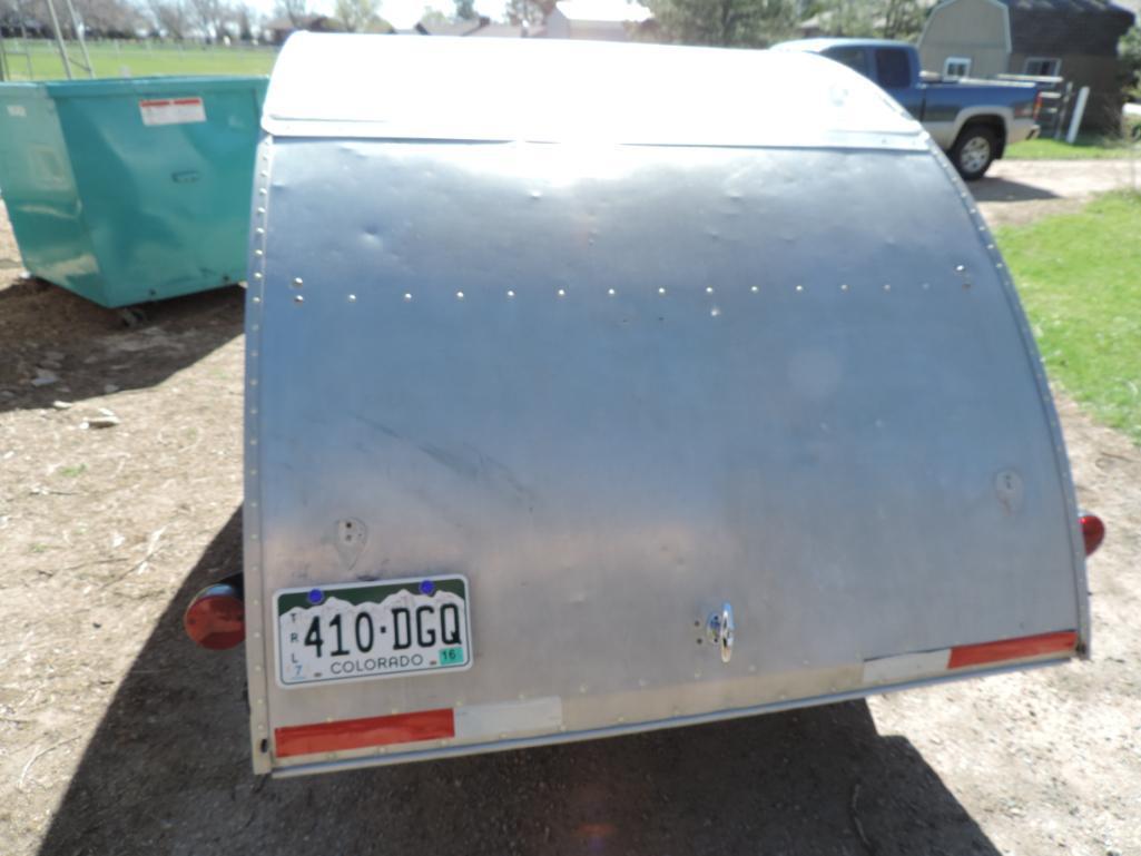 Beautiful 1949 Teardrop trailer with title.