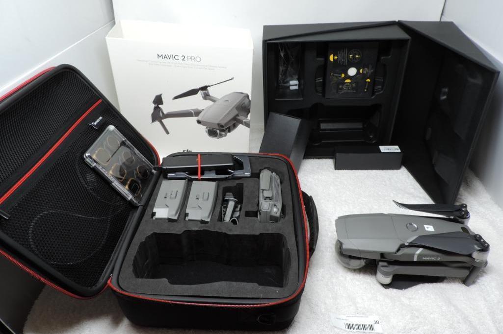 DJI Mavic 2 pro drone with box and accessories.