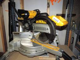 DeWalt DW708 12" compound sliding miter saw.