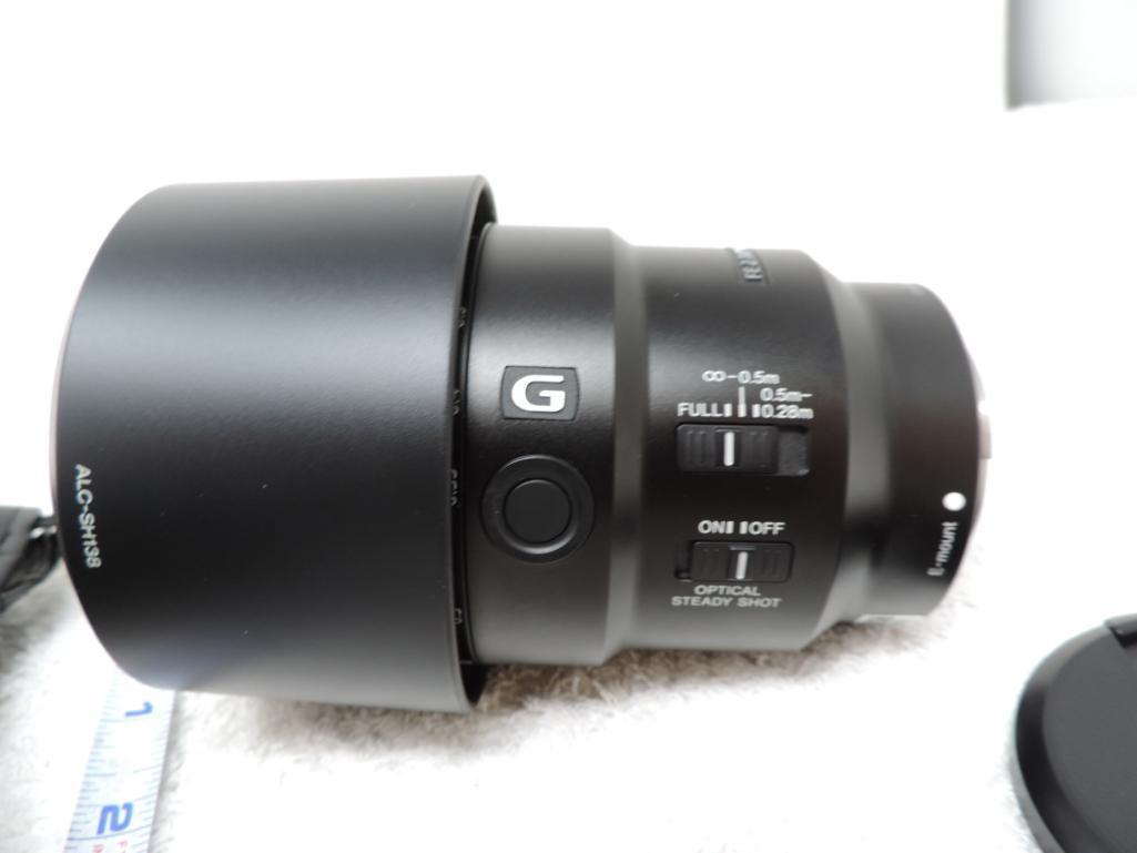 Sony FE 2.8/90 Macro G OSS E-mount lens.
