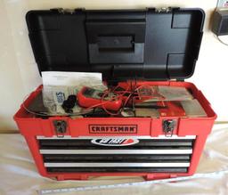 Loaded Craftsman tool box.