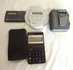 Sony Walkman's, vintage HP calculator and more.