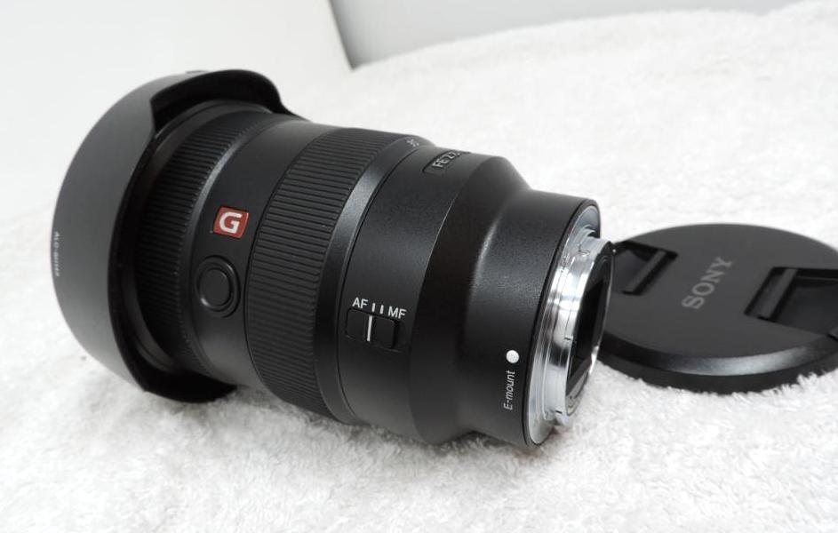 Sony FE 2.8/16-35 GM E-mount lens.