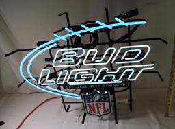 Bud Light NFL neon sign.