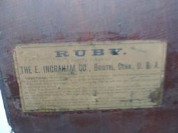 Ingraham Ruby antique clock.