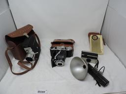 Ansco Viking 4.5 camera and more.