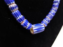 Rick Rice 5 layer cane trade bead necklace