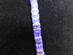 Rick Rice 5 layer cane trade bead necklace