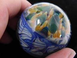 P.A.B handmade art glass marble