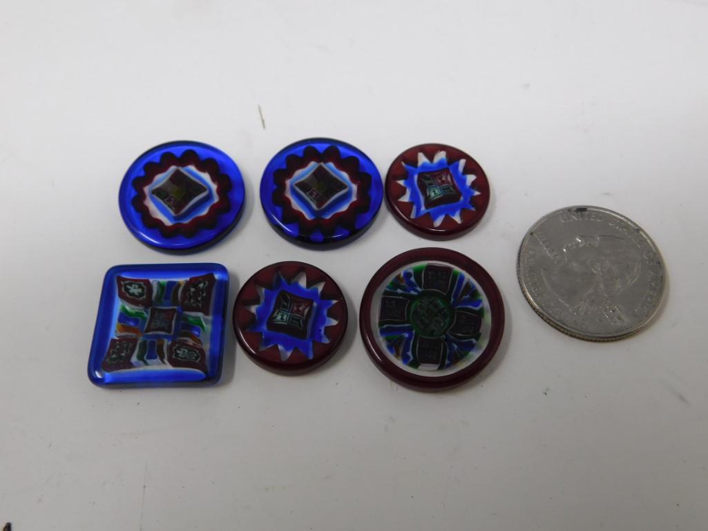 Art Seymour glass bead slice collection