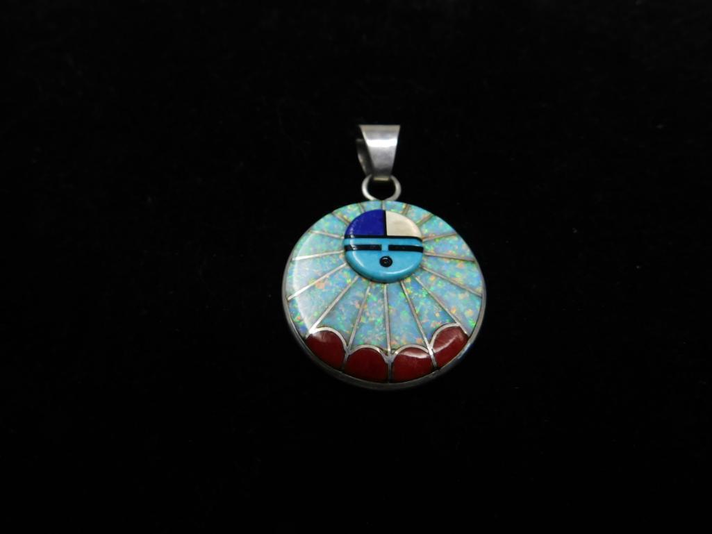 Artist signed Zuni pendant