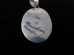 Artist signed Membres Design pendant