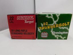 22 LR rimfire ammunition