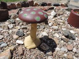28" concrete mushroom.