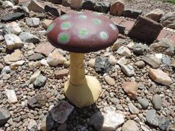 28" concrete mushroom.