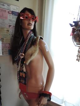 6' mannequin that likes to party.