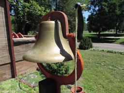 Cast iron bell.
