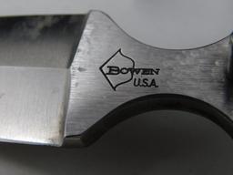 Bowen hidden push knife belt