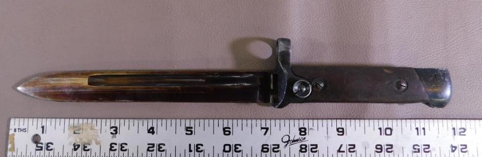 Italian Carcano M1938 folding bayonet