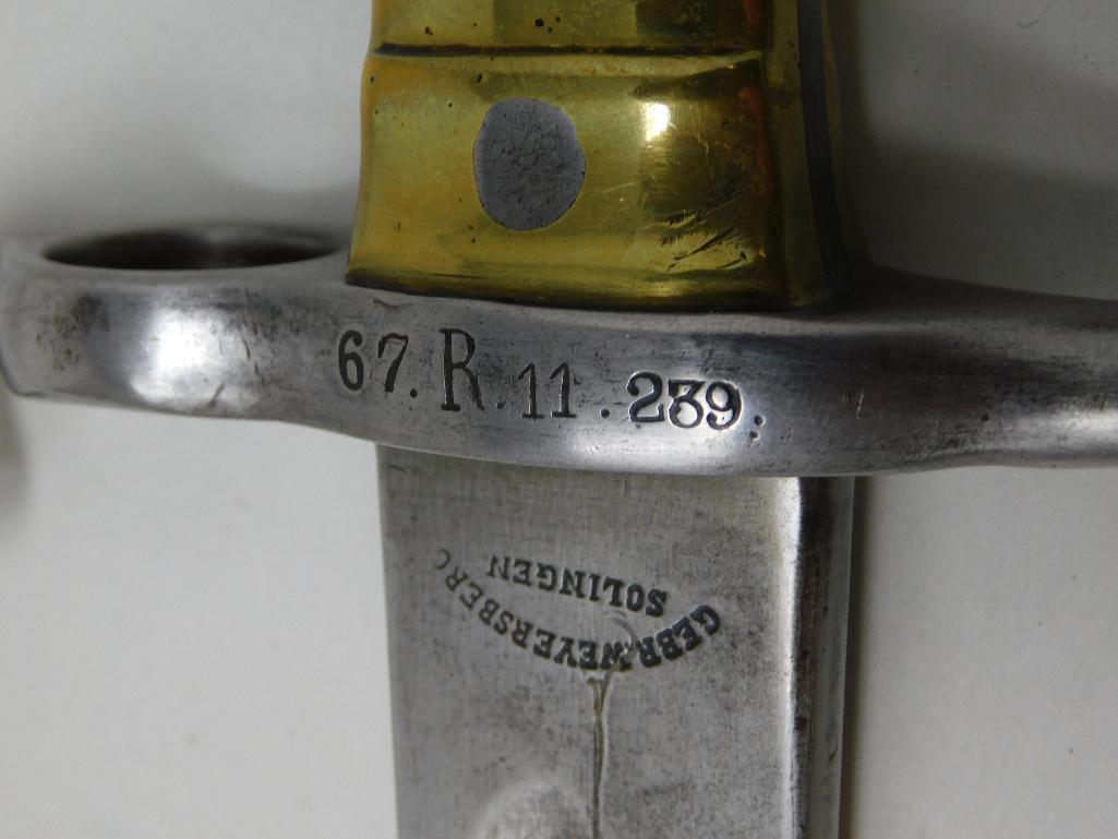 Mauser model 1871 Bayonet