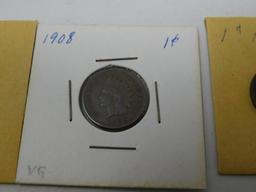 US Indian head penny assortment