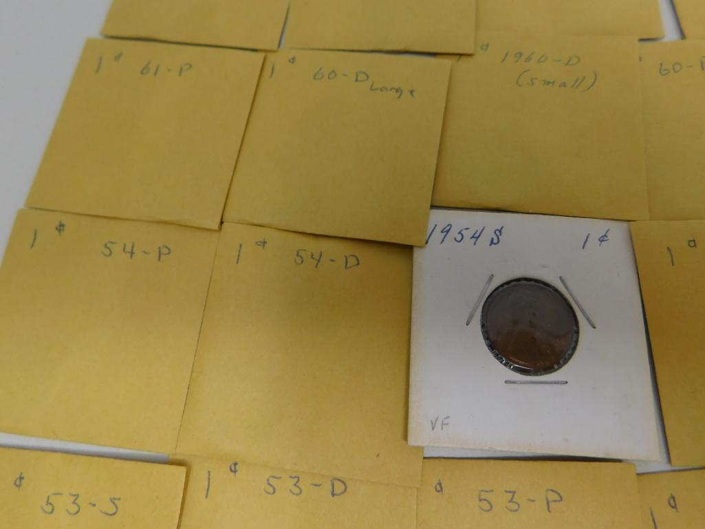 US Lincoln Wheat penny assortment