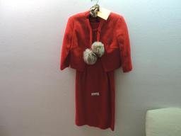Vintage Wool Sweater Dress Size Small