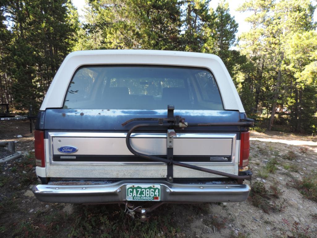 1986 4x4 Ford Bronco XLT.