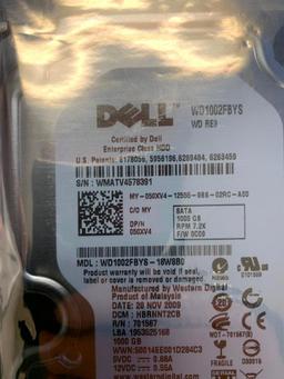 (3) Dell Hard Drives