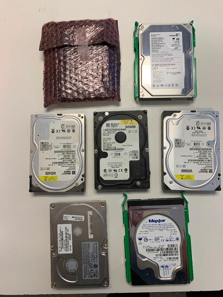 (7) Misc Hard Drives