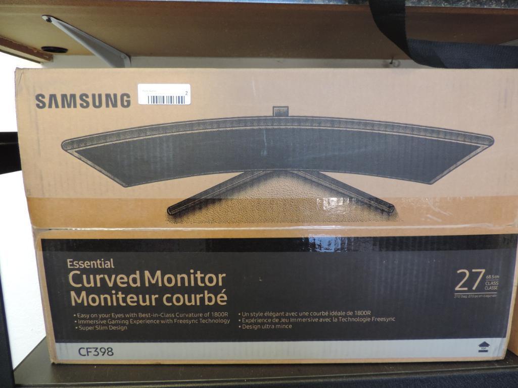 New Samsung CF398 Curved 27" monitor.